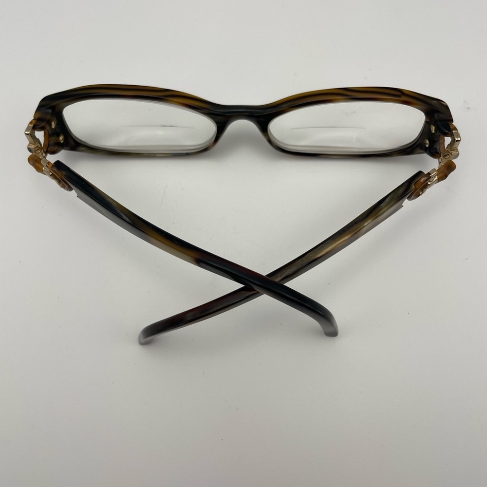 Vintage Gucci GG 3009 SVF Tortoise Horsebit Eyeglass Frames Made in Italy Authen - Picture 11 of 14
